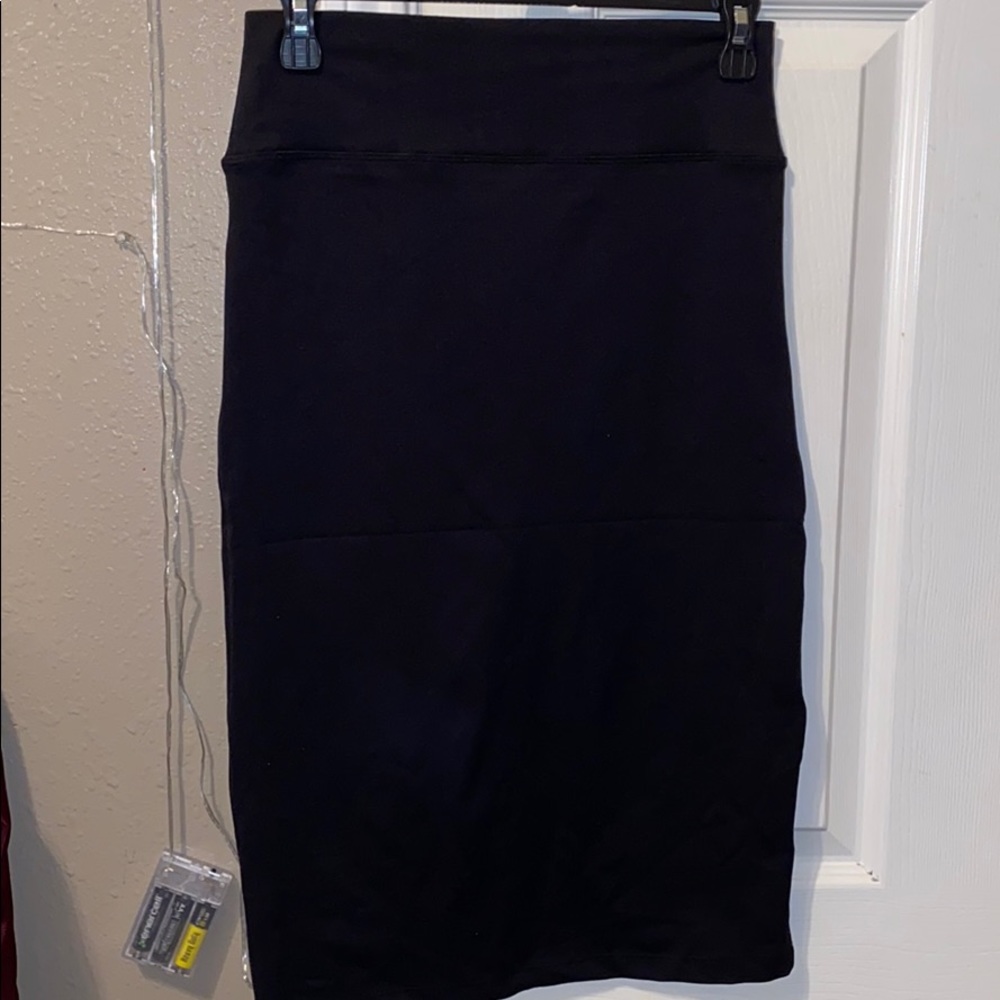 Brand new knee length black skirt